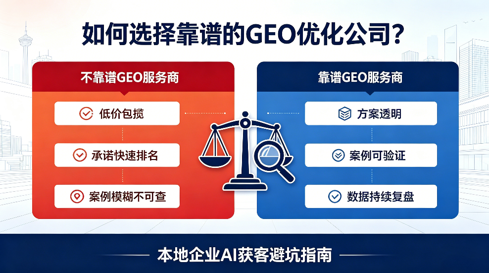 淮北如何选择靠谱的GEO优化公司？本地企业AI获客避坑指南